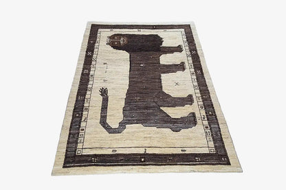 Löwen Gabbeh - 9701340 (184x122 cm) - German Carpet Shop