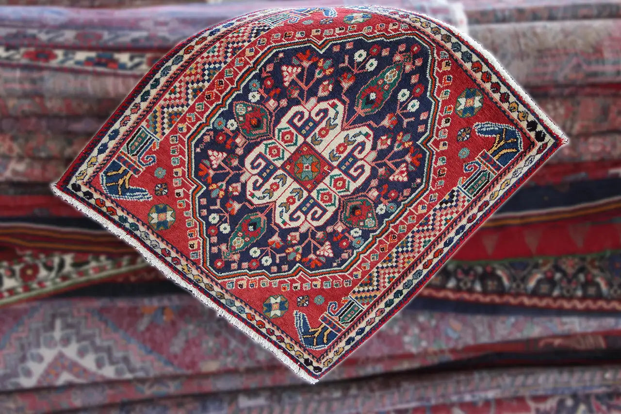 Poschti - Qashqai 8968720 (66x63 cm) - German Carpet Shop