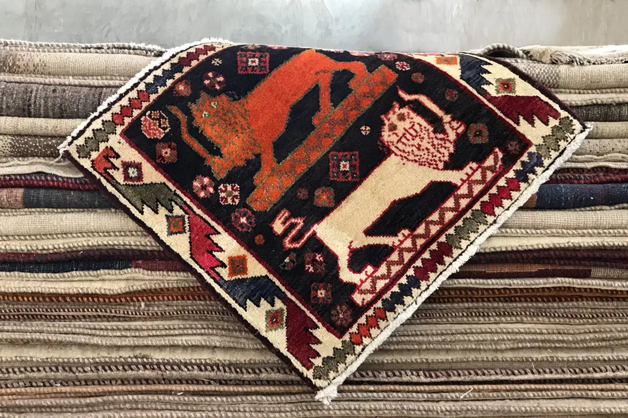 Poschti - Qashqai 8968702 (63x58 cm) - German Carpet Shop