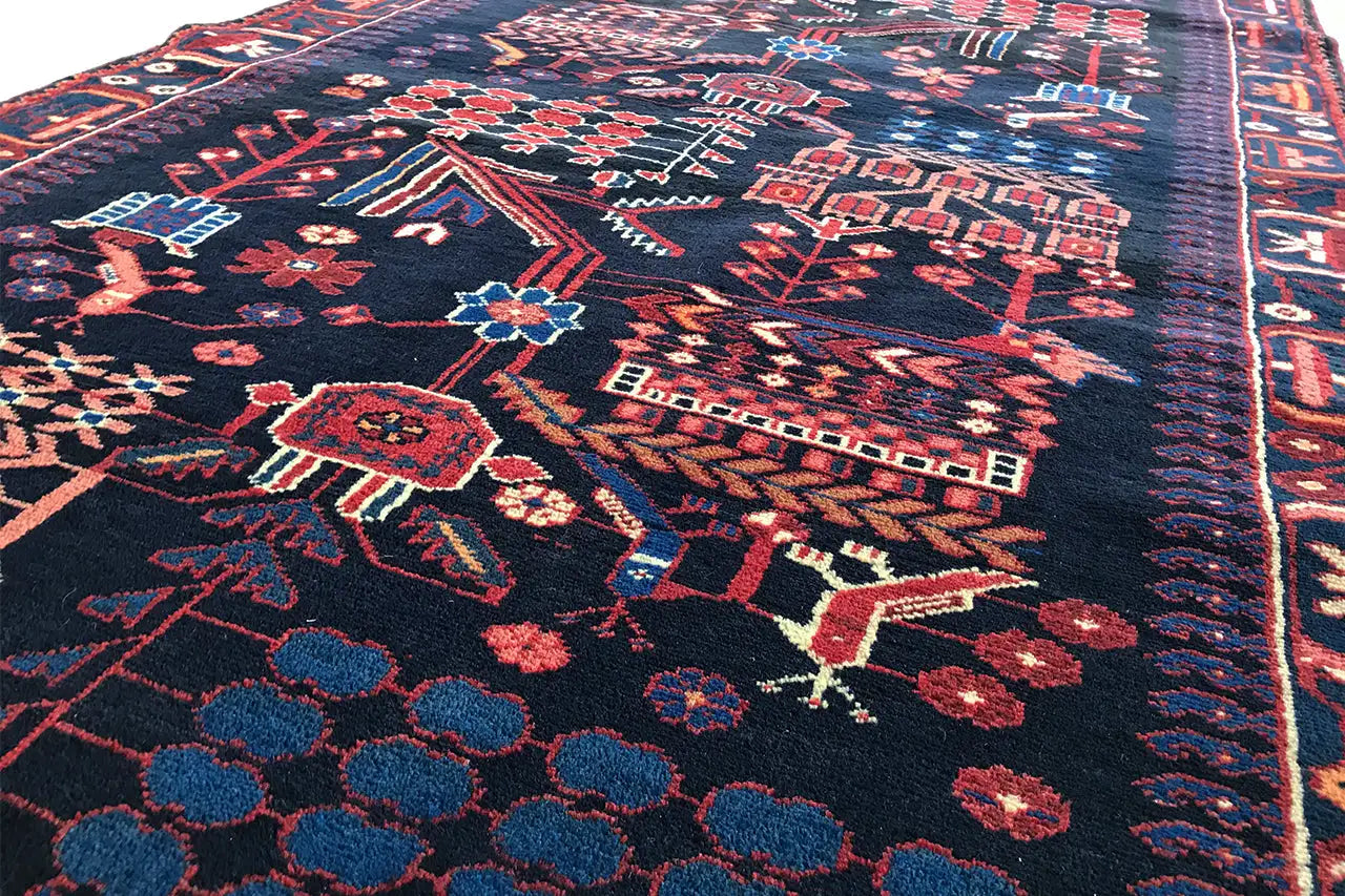 Hamadan Läufer - 8968693 (394x114cm) - German Carpet Shop