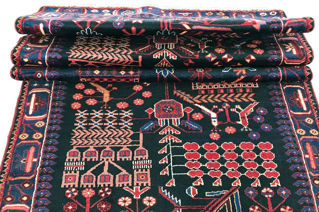 Hamadan Läufer - 8968693 (394x114cm) - German Carpet Shop