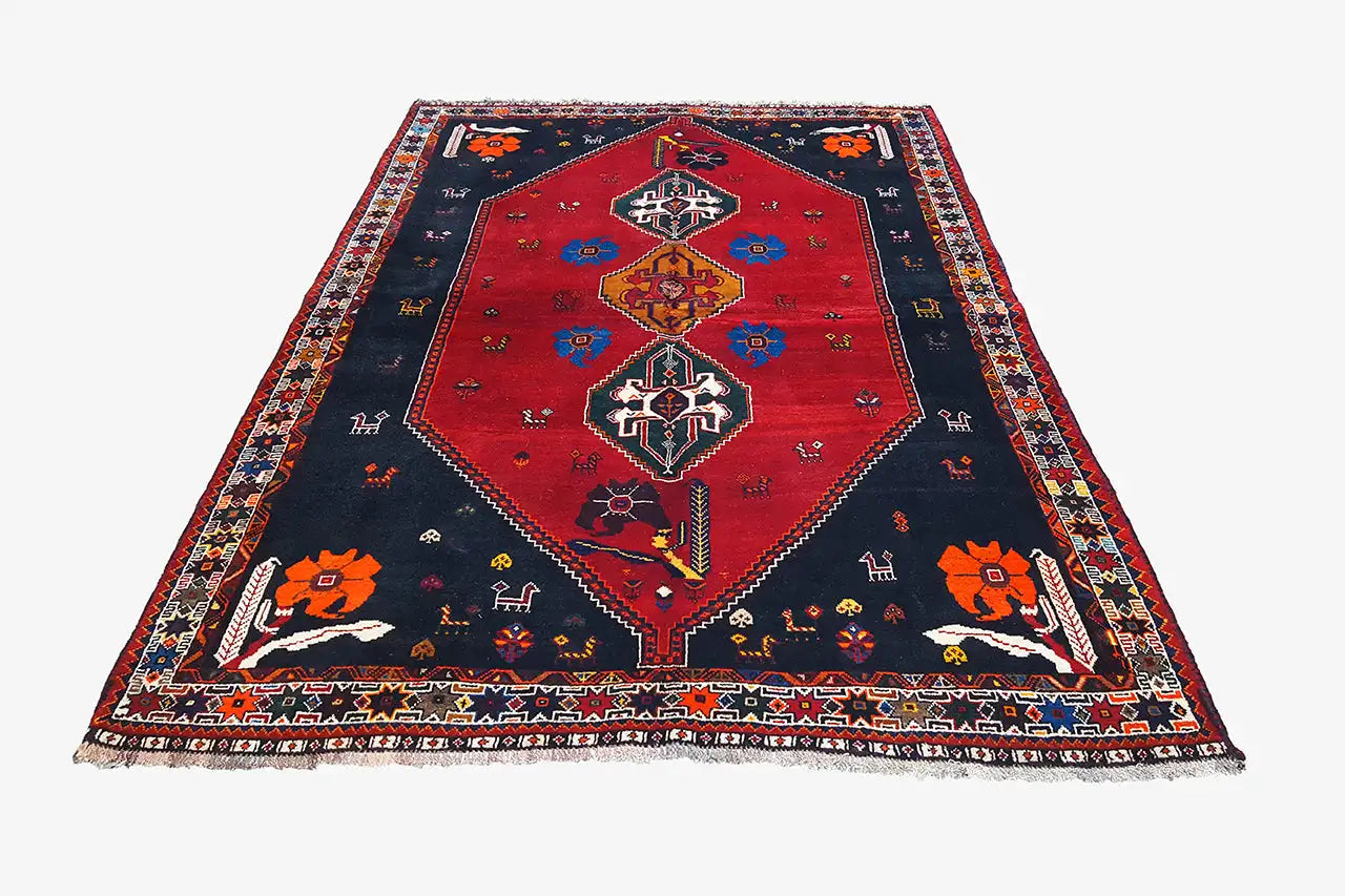Qashqai - 929590 (229x158 cm) - German Carpet Shop