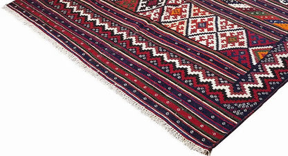  Kilim Sirjan - 905428 (224x141 cm) - Premium Kelim from German Carpet Shop - Just €349! Shop now at German Carpet Shop
