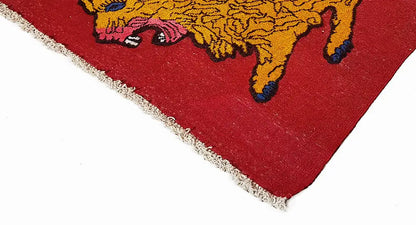 Soumakh - Lion 700004 (114x82 cm) - German Carpet Shop