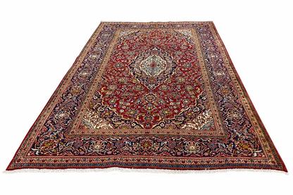 Keshan - Rot (301x195 cm) - German Carpet Shop